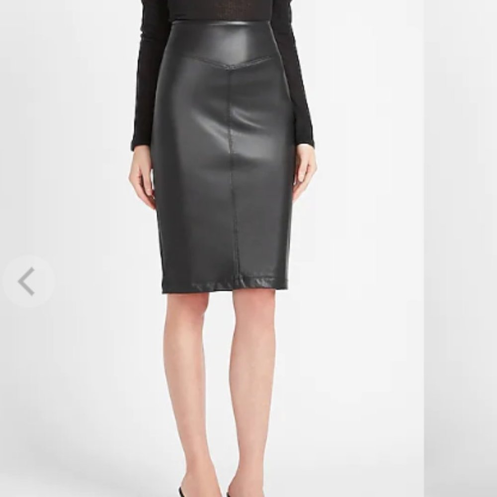 Express Faux leather skirt